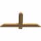 Ekena Millwork Eugene Smooth Timber Gable Bracket, Western Red Cedar, 36"W x 16"H x 1 1/2"D x 3 1/2"F, 11/12 Pitch GBW036X16X0204EUG00SWR - alternate 2